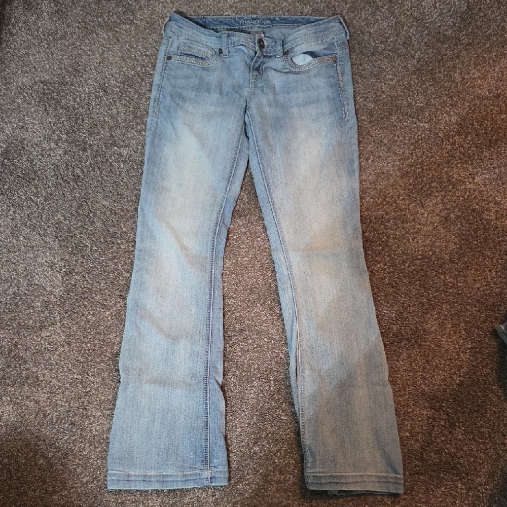 Maurices Light Blue Straight Leg Jeans